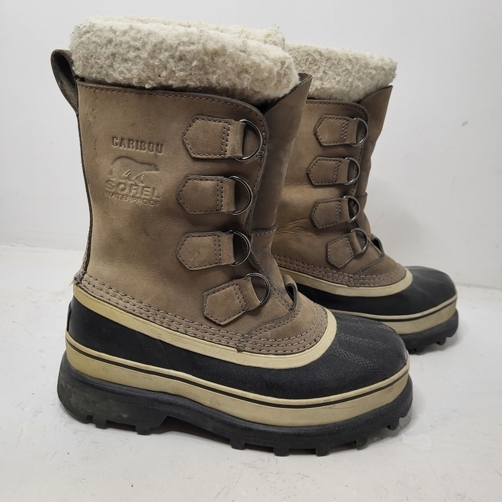 Sorel Caribou Women Waterproof Winter Boots Size 6